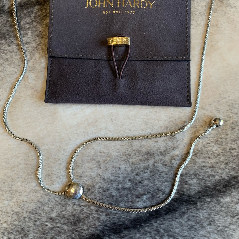 John Hardy Classic Chain Hammered Y Necklace - Picture 5 of 9